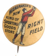 Right Field Wanamaker's Gold Bkg